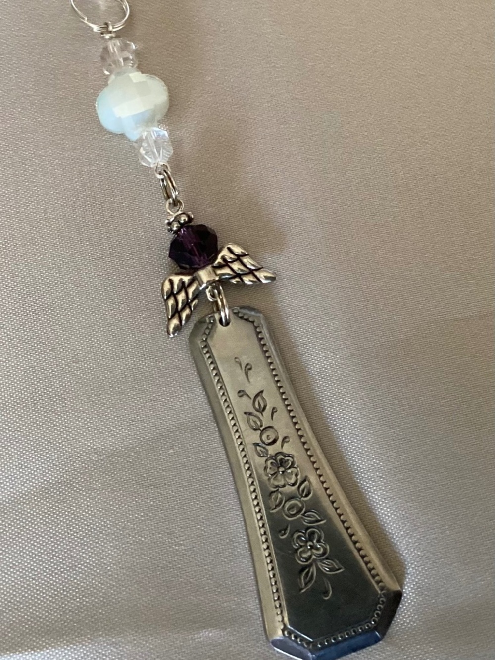 Angel spoon sun catcher